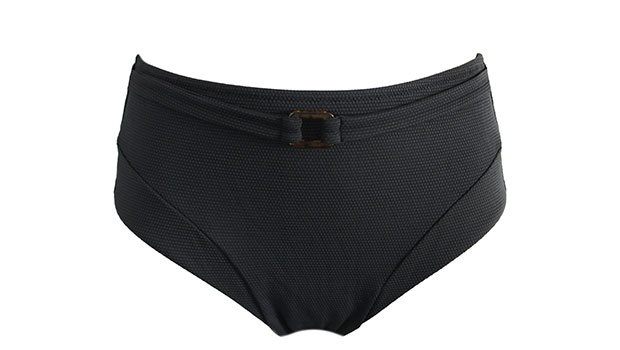 Hawaii High Waist Belted Tummy Control Brief - Black