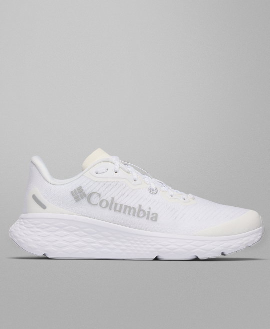 A white sneaker.