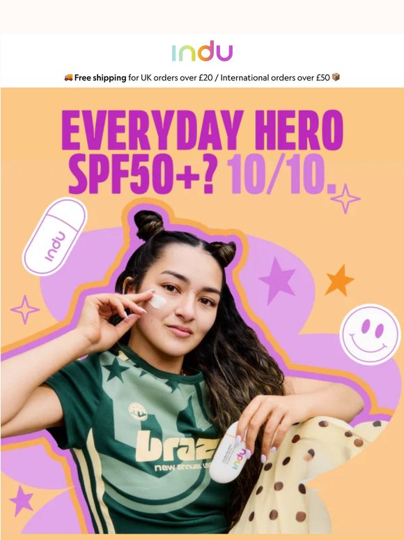 3 reasons to try Everyday Hero SPF50+ 🫶