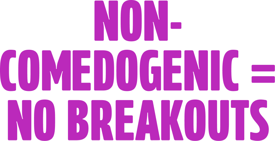 Non-comedogenic