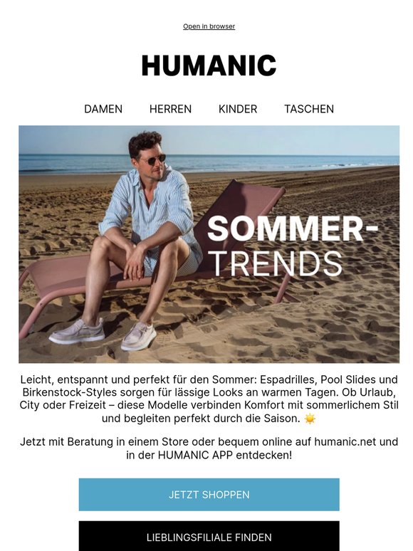 Sommertrends für Herren  ☀️