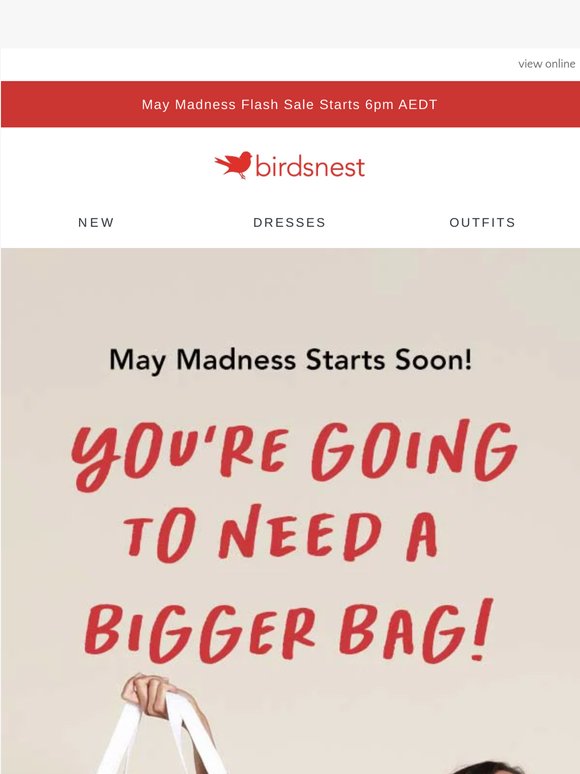 Set Your Clocks… May Madness Starts 6pm Tonight 🛍️