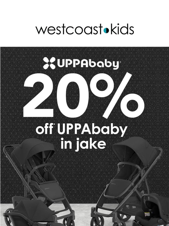 20% Off UPPAbaby in Jake is Selling Fast!