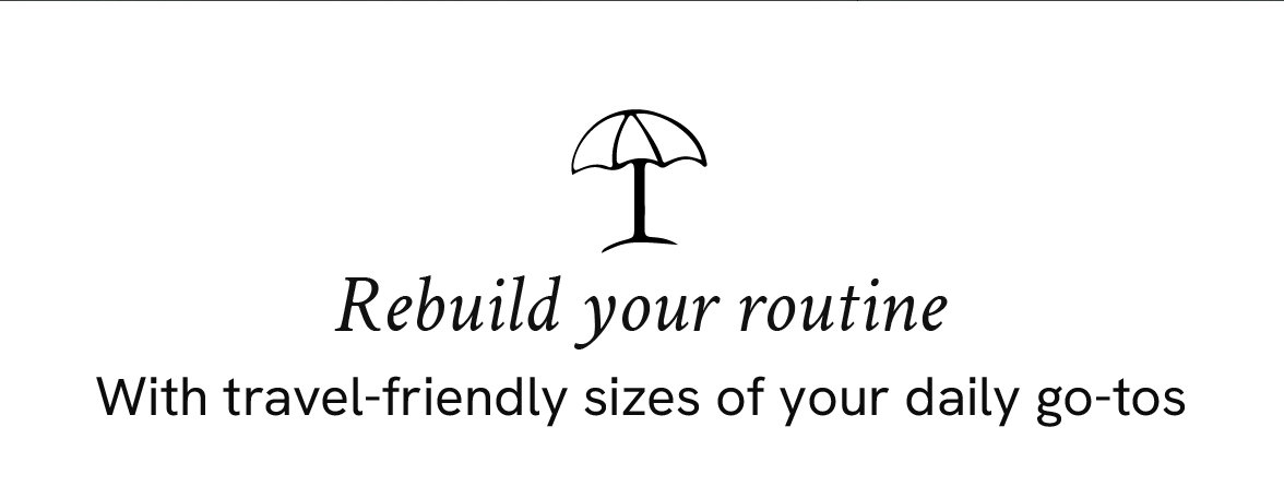 Rebuild your routine
