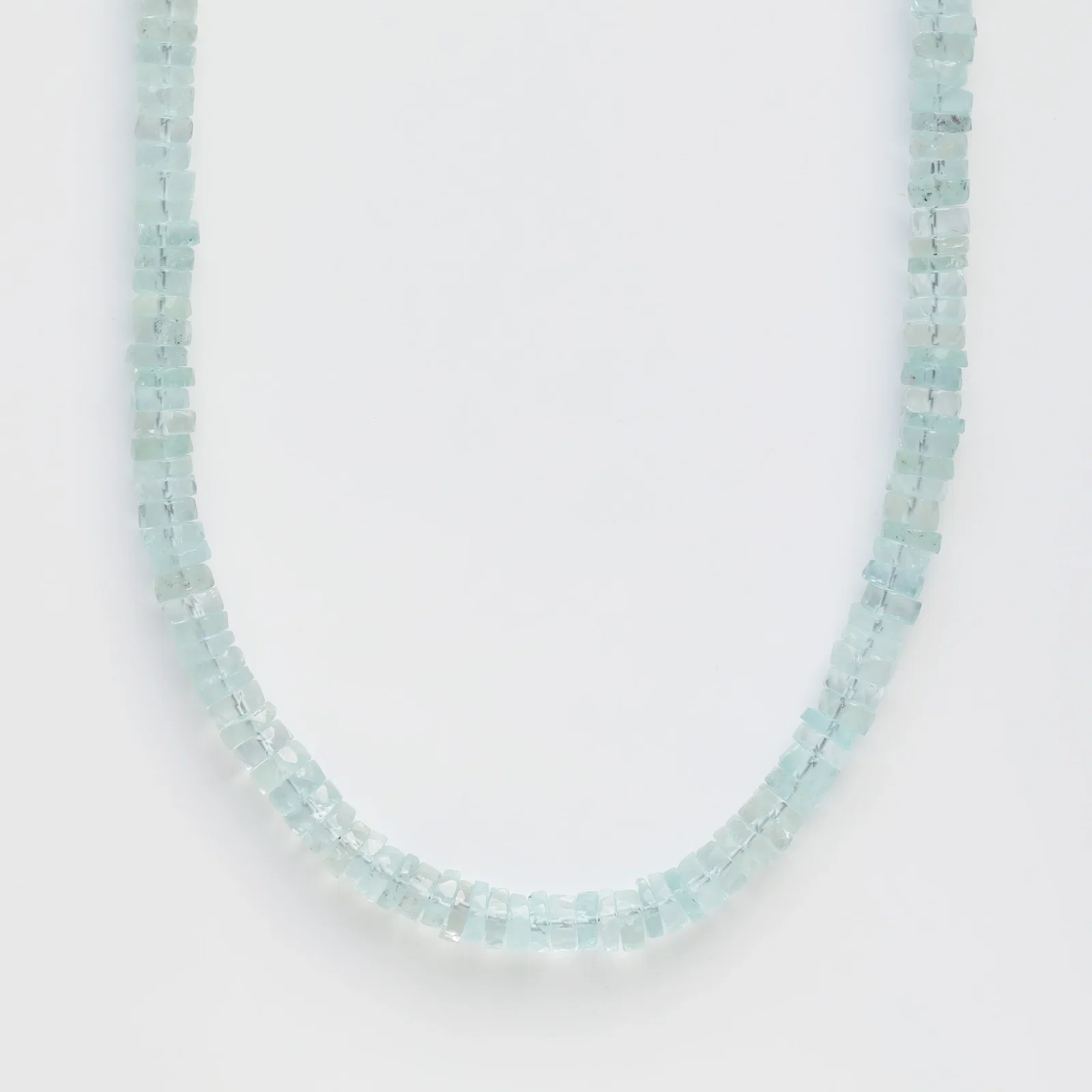 Image of Aquamarine Beaded Necklace