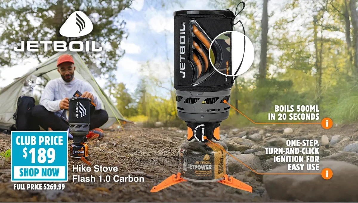 Jetboil Hike Stove Flash 1.0 Carbon