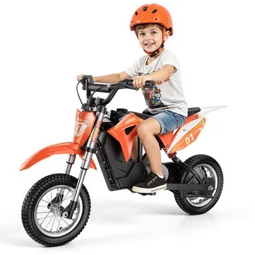 [EU DIRECT] HillMiles MileRocket 1 Dirt Bike Kids Teens 36V 4AH 250W(Peak 480W) Top Speed 25KM/H 12 Inch Tire 12.4 Mile Electric Scooter Electric Motorcycle E Scooter Dust Moto Hightail Dirtbike for Youth