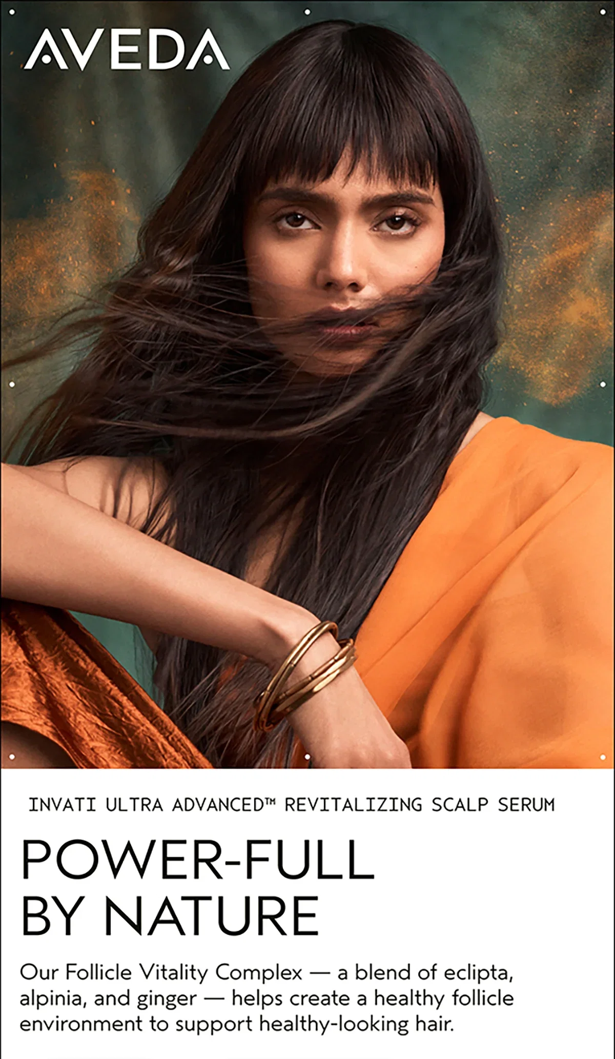 AVEDA | INVATI ULTRA ADVANCED™ REVITALIZING SCALP SERUM | POWER-FULL BY NATURE | Our Follicle Vitality Complex — a blend of eclipta, alpinia, and ginger — helps create a healthy follicle environment to support healthy-looking hair.