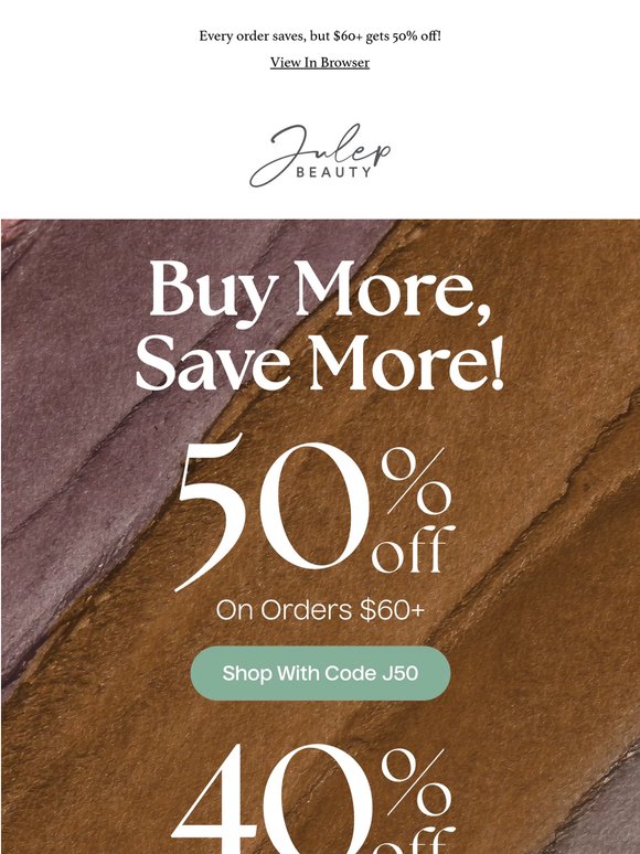 This Deal Gets Better Fast 🤯 Up to 50% OFF