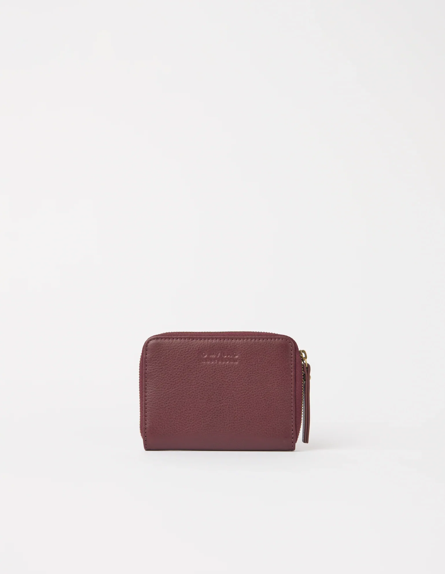 Image of Robbie Wallet - Dark Cherry Soft Grain Leather