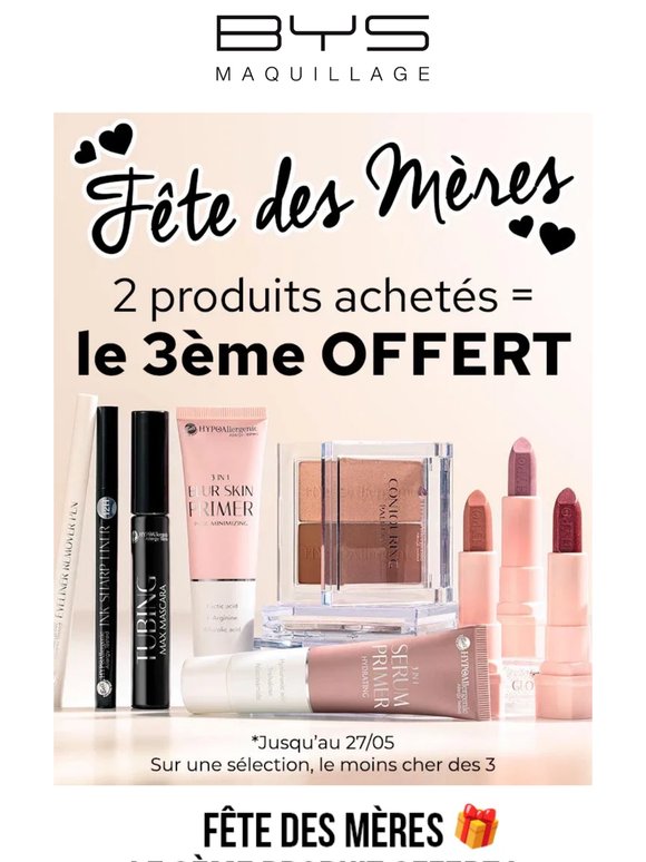 💖 Le 3ème produit OFFERT pour la Fête des Mères !