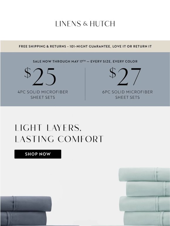 ⏳ Last Chance — $25 Sheet Sets All Sizes & Colors