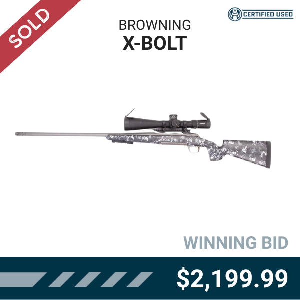 Recently Ended: BROWNING X-BOLT