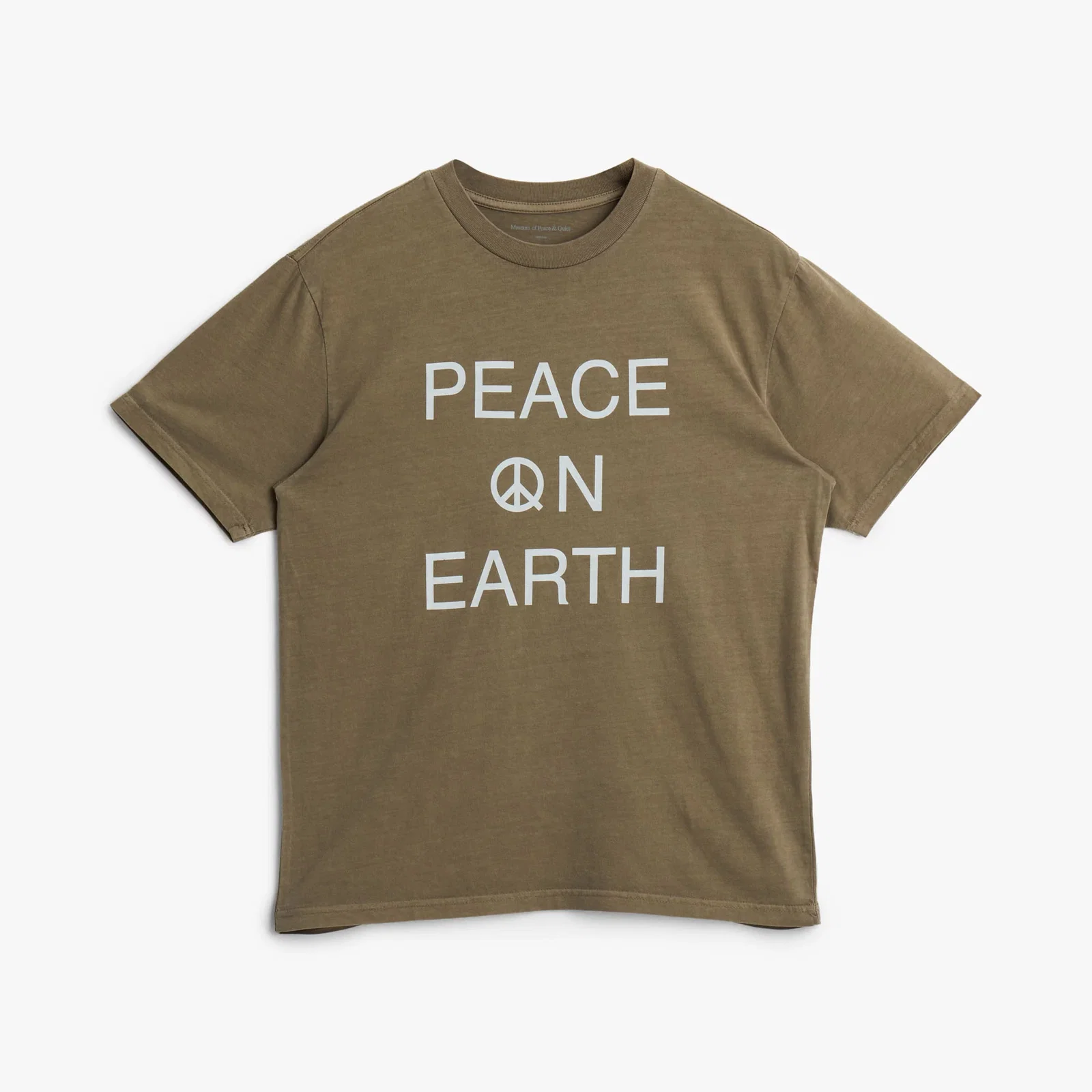 Image of Museum of Peace and Quiet Earth T-Shirt / Sepia