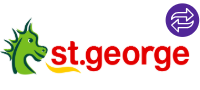 St.George logo with Auto Transfer icon