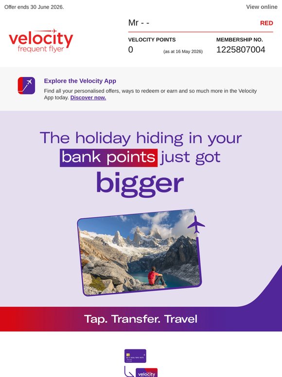The holiday in your bank points just got a bonus boost!