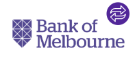 Bank of Melbourne logo with Auto Transfer icon