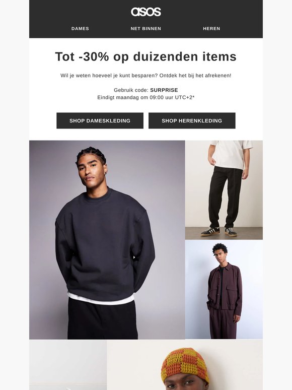Tot -30% op duizenden items