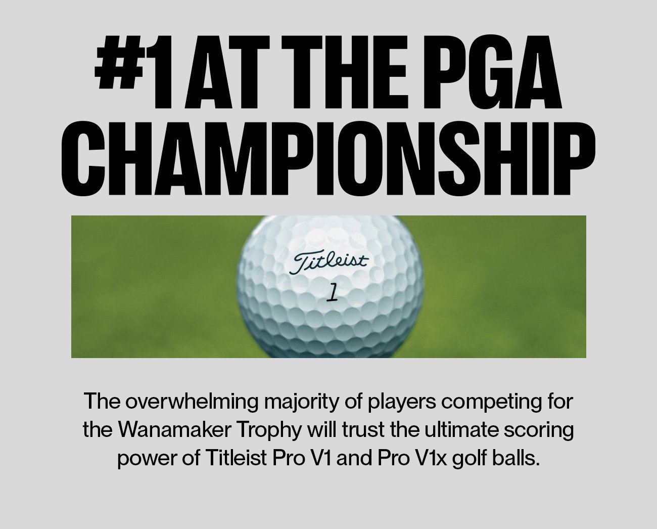 #1 Ball in Golf