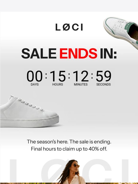 Final Hours: Up to 40% off ends soon!