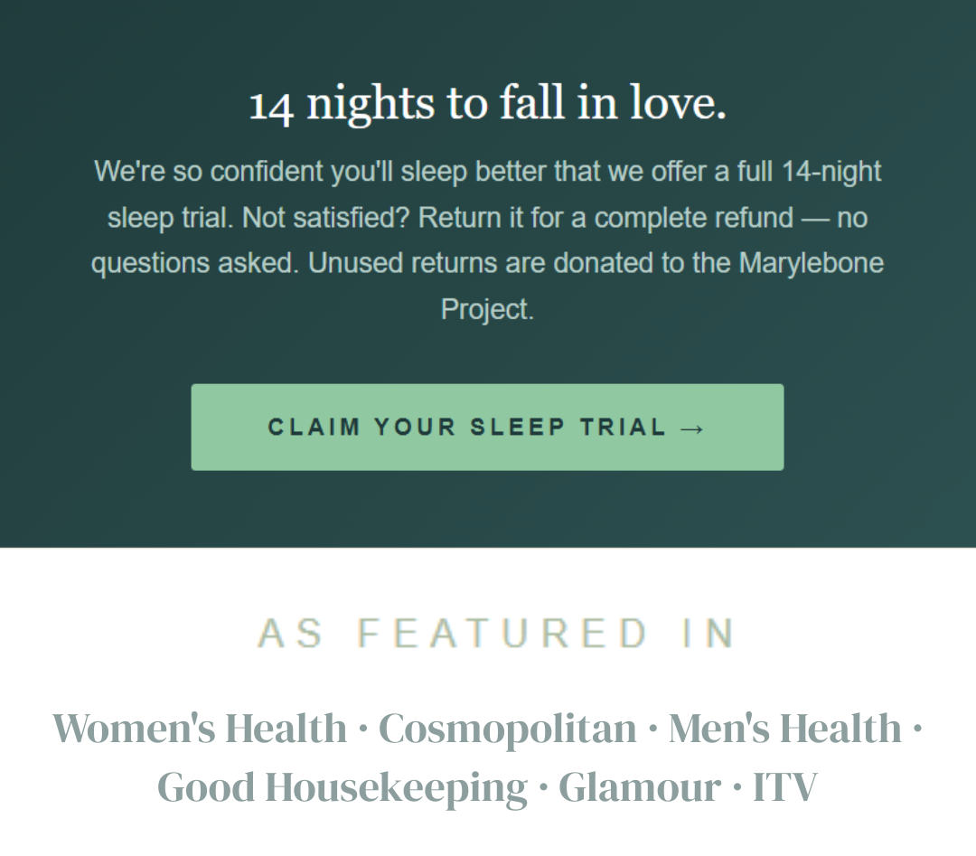 14 Night Sleep Trial
