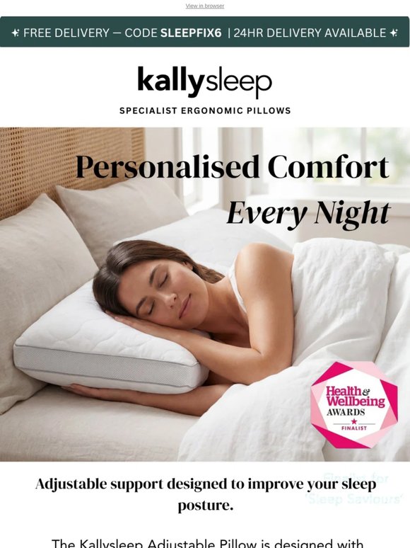 Meet Your Most Comfortable Sleep Yet 😴