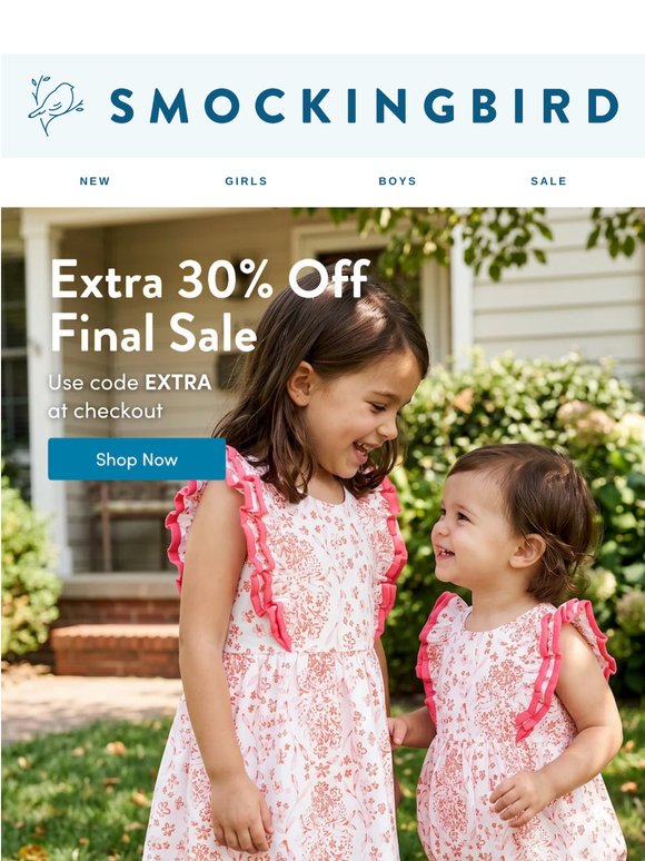 FINAL SALE: Extra 30% Off — Don’t Miss This
