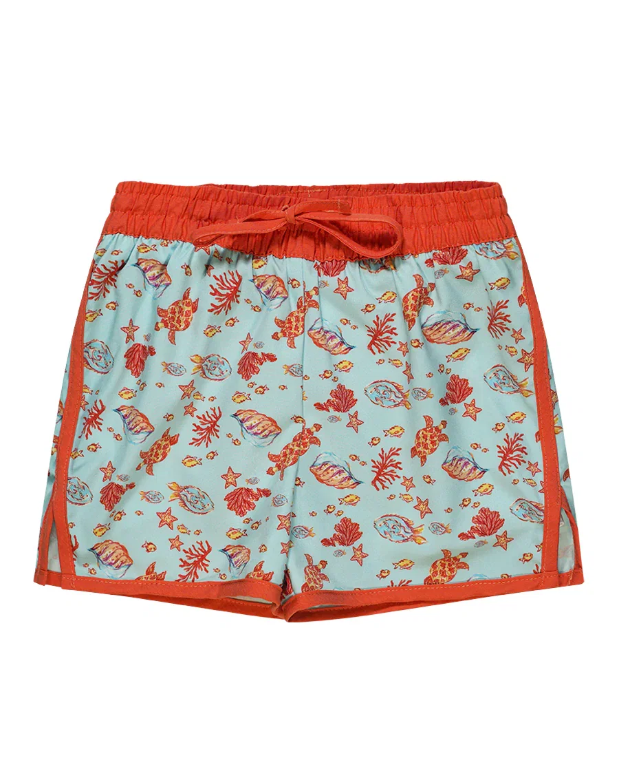 Image of Under the Sea Swim Trunks- FINAL SALE