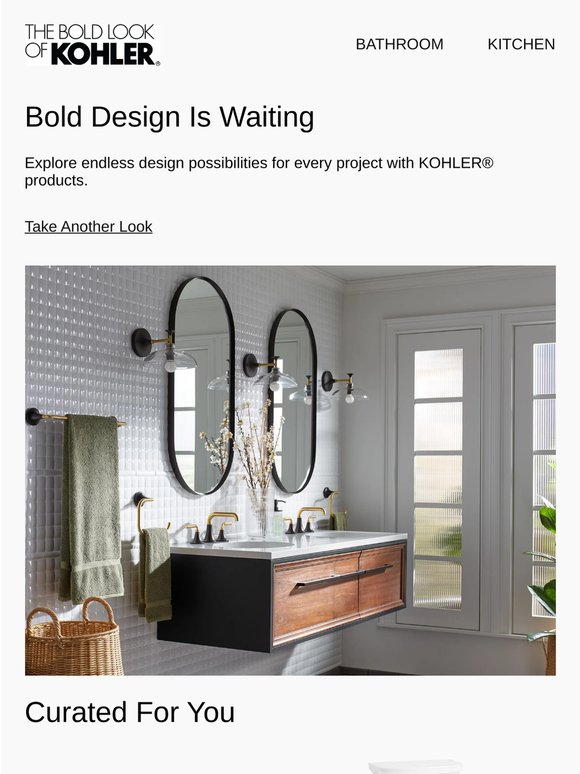 Start Your Design Journey With Top KOHLER Products