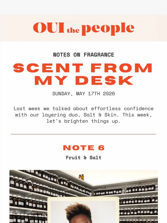 Scent From My Desk - Note Six