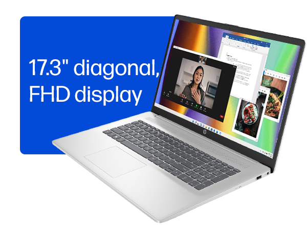 17.3' diagonal, FHD display