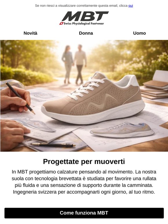 Progettate per il movimento