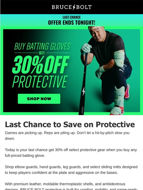 Last Chance 🚨 Buy Batting Gloves, Get 30% Off Protective