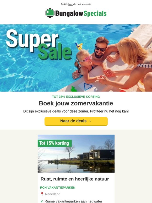 De Super Sale is er nog!