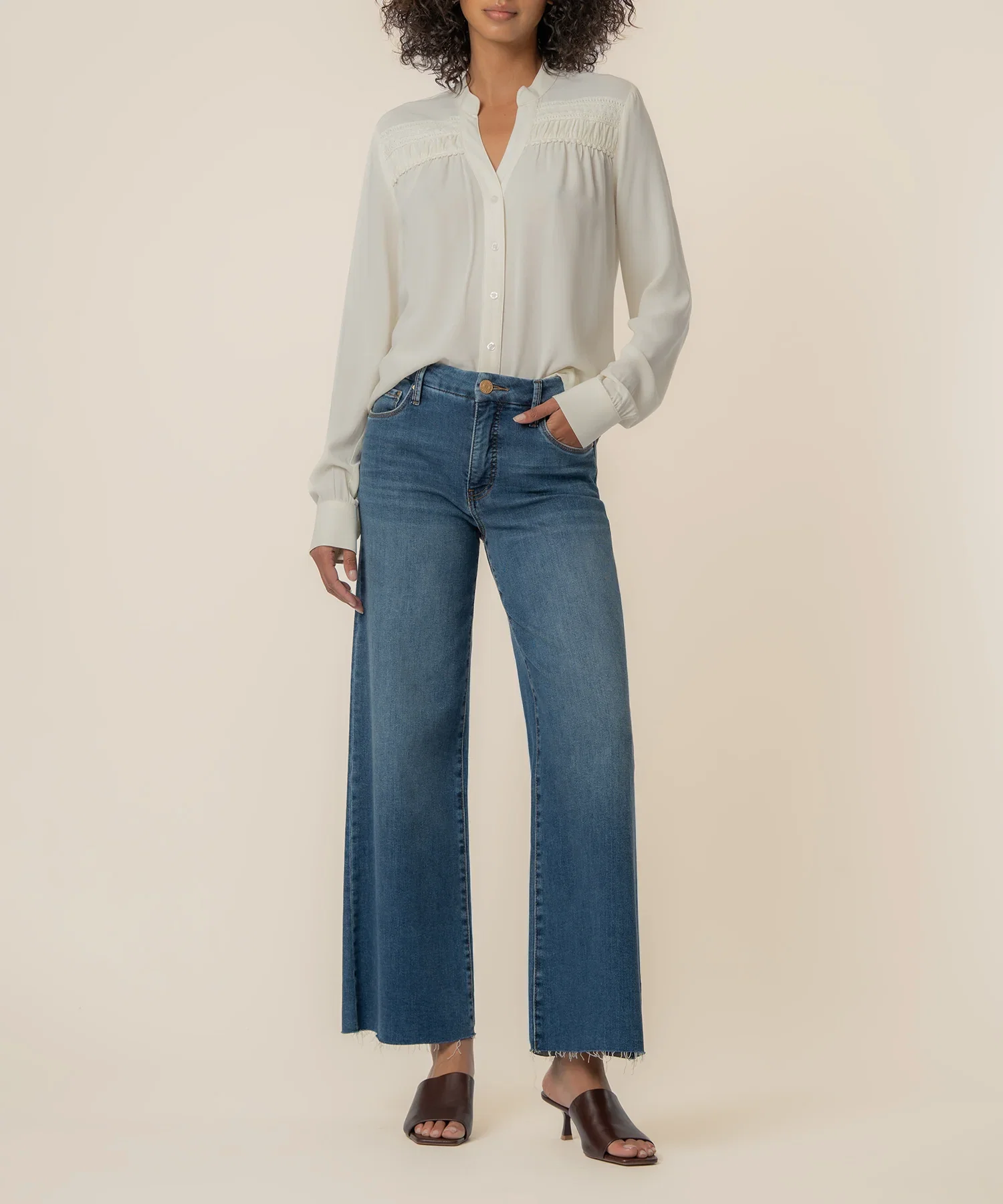 Image of Adrie Top in Ivory