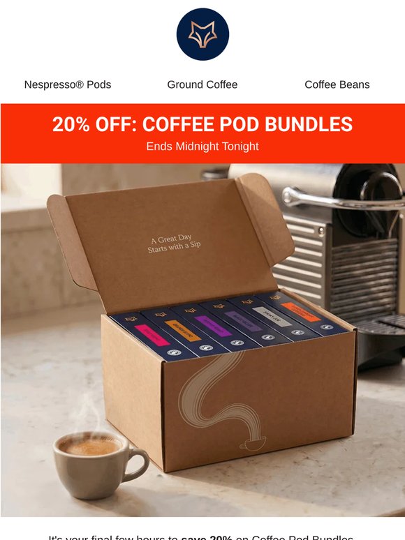 Ends Midnight: 20% OFF Bundles