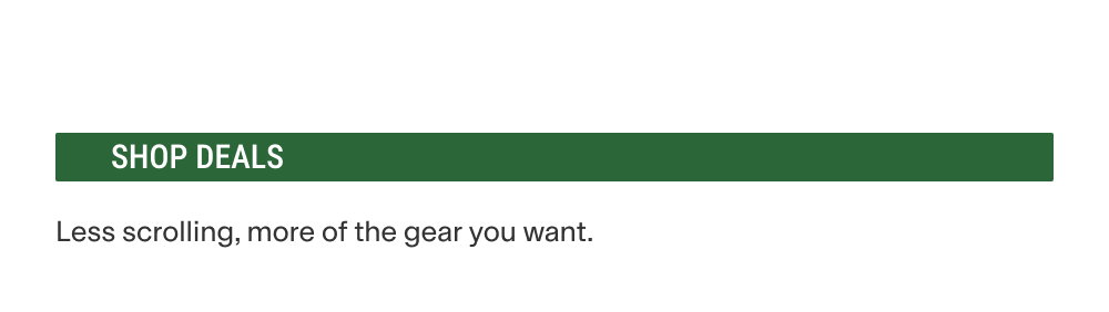 Clothing deals