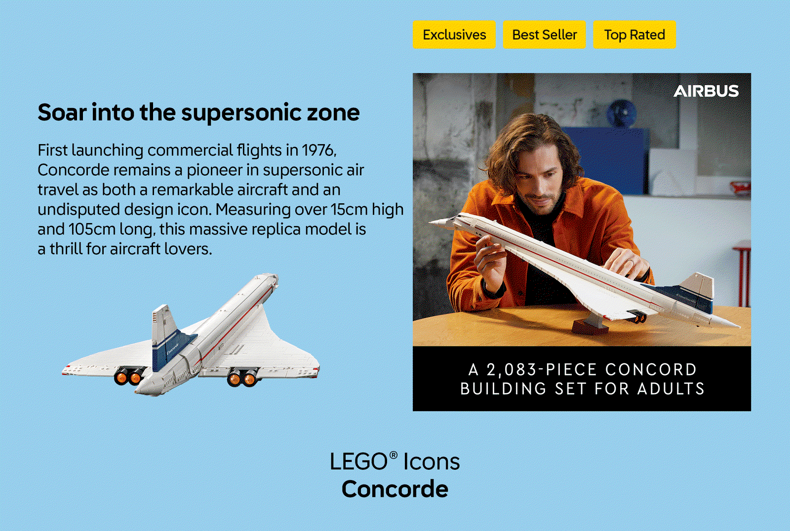 LEGO® Icons Concorde