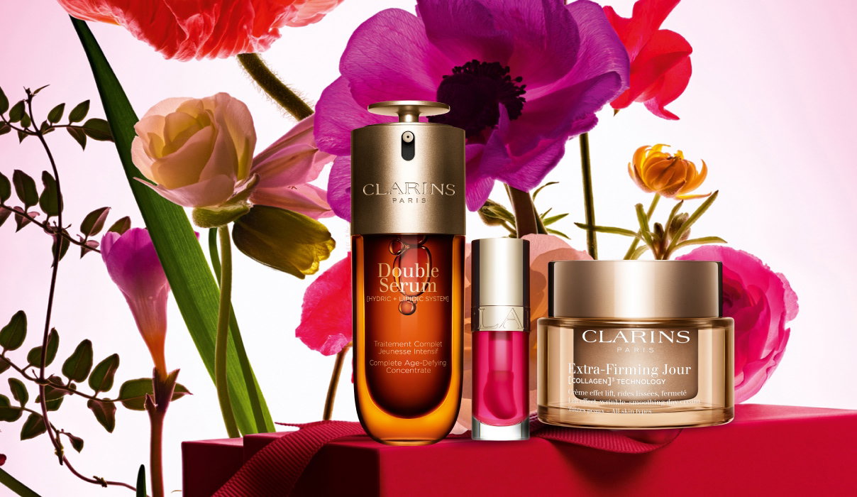 Les coffrets cadeaux Clarins
