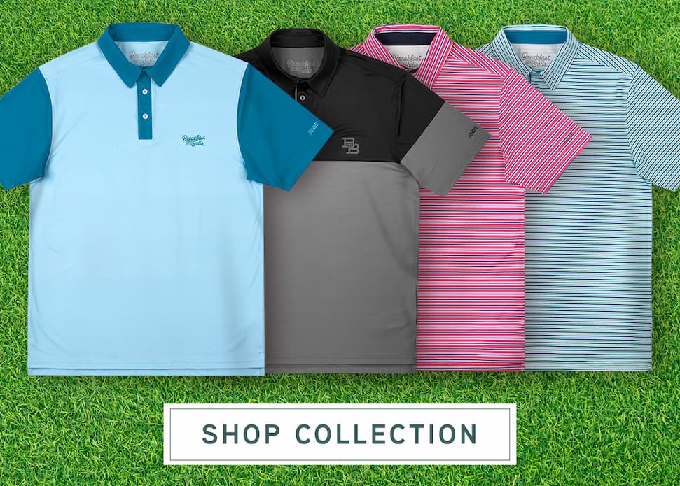 All four polos from the Clubhouse Collection. Shop Collection