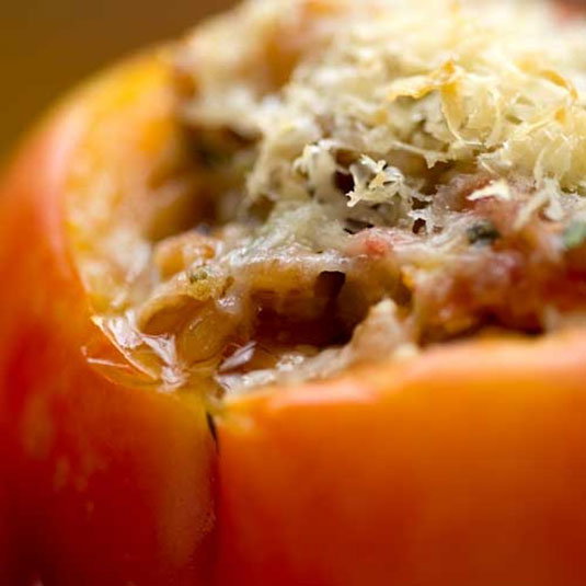 Emmer Stuffed Heirloom Tomatoes Recipe Recipe