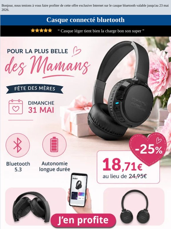 Pour la Fête des Mères, offrez-lui sa bulle de musique