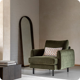 Dwell Armchair in Olive
