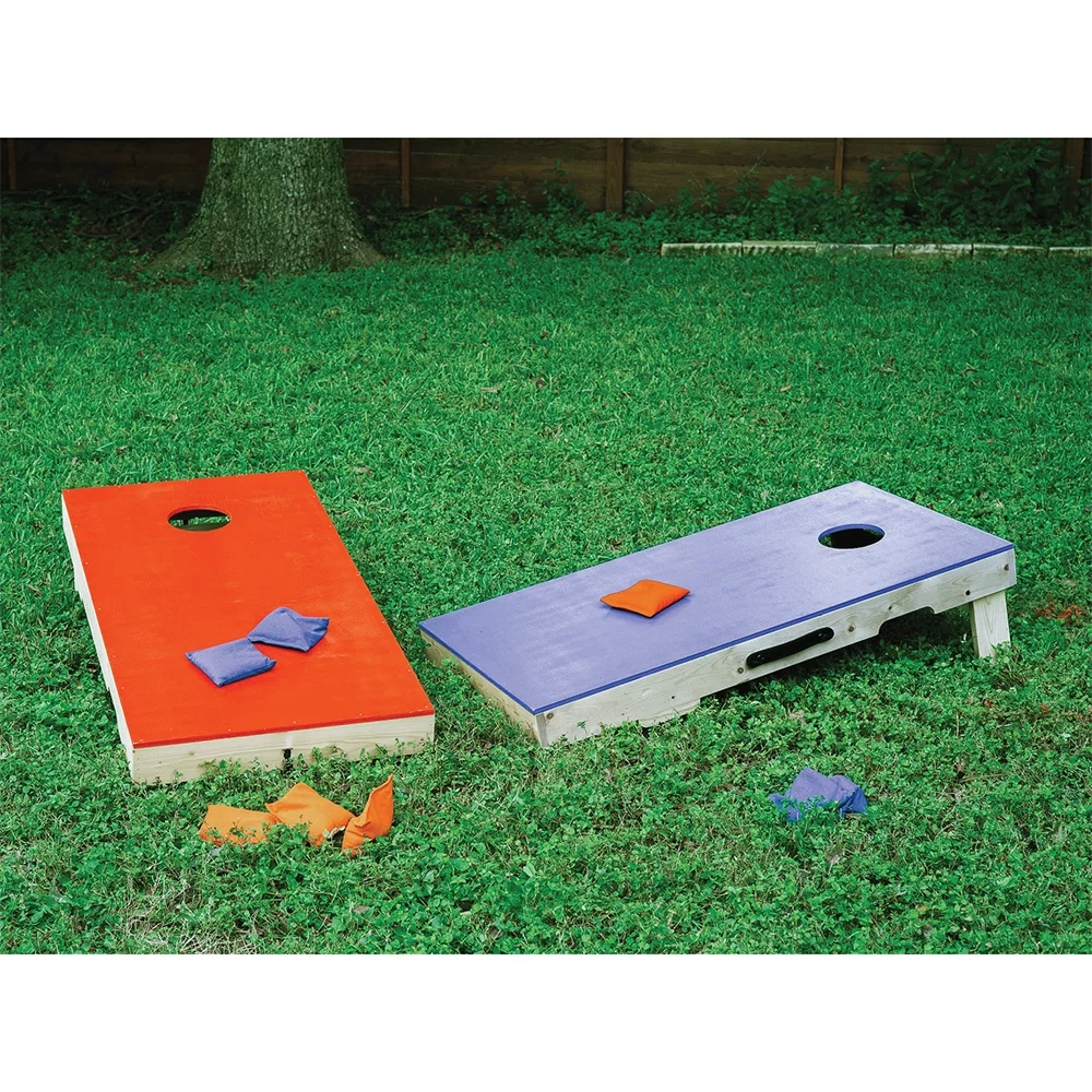 Rockler Suitcase Style Cornhole Boards Plan with 1/4'' MDF Templates