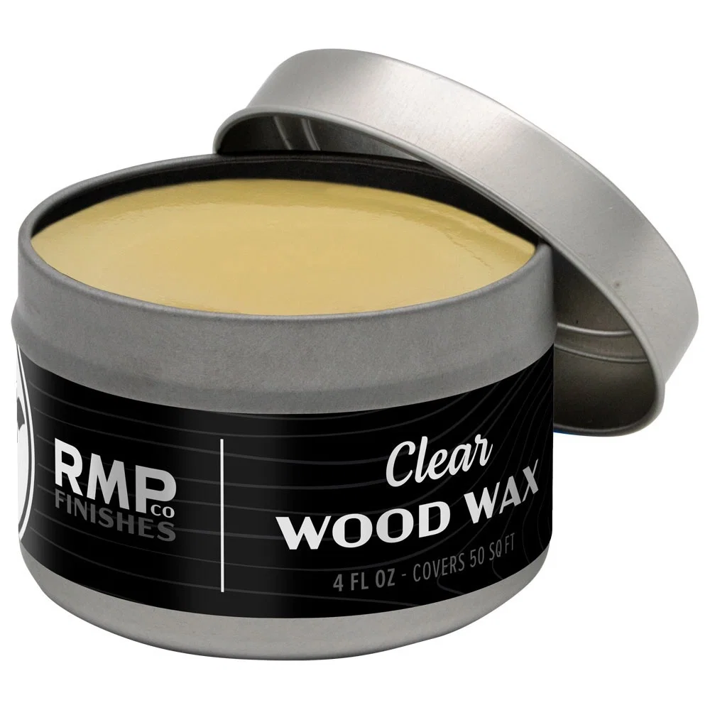 RMP Finishes Wood Wax, Clear, 4 oz.