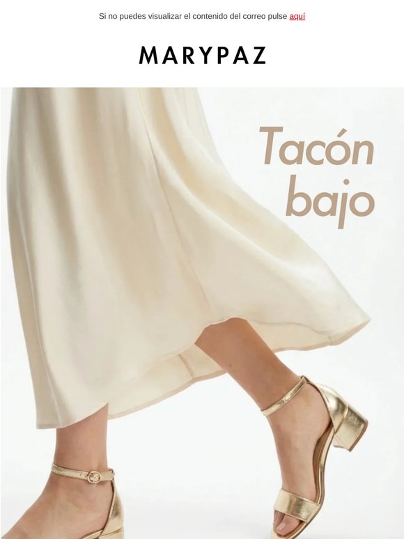 Sandalias de tacón bajo💖