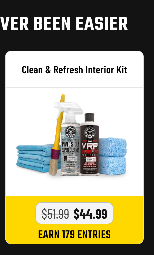 Clean & Refresh Interior Kit
