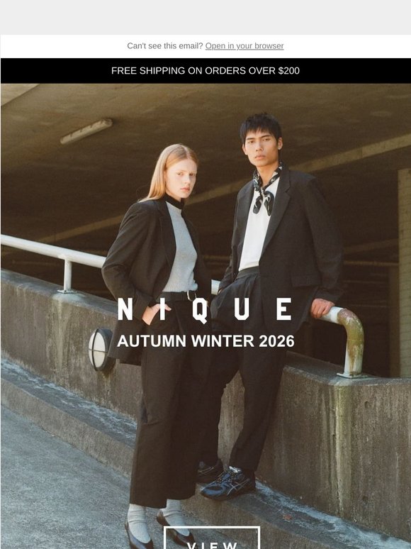 Industrial Minimalism. AUTUMN 2026.