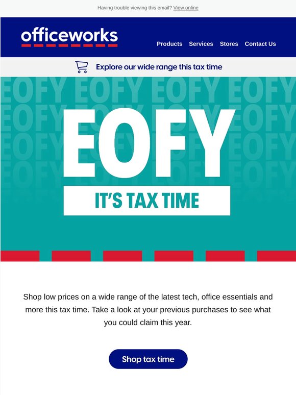 It's almost tax time | Shop tech, furniture and more