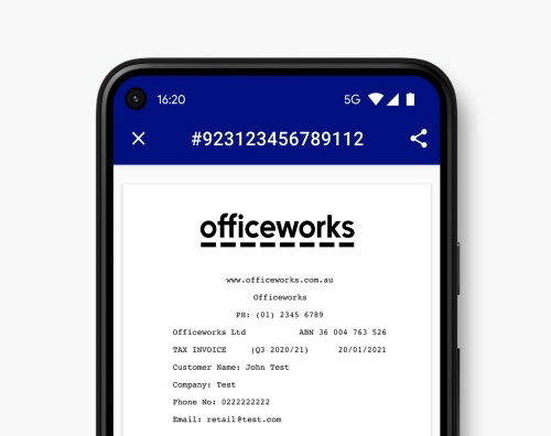 Download the Officeworks app